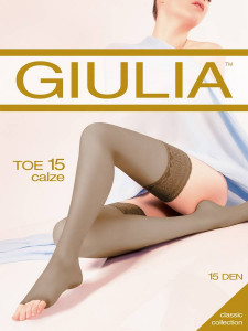 Чулки Giulia TOE 15