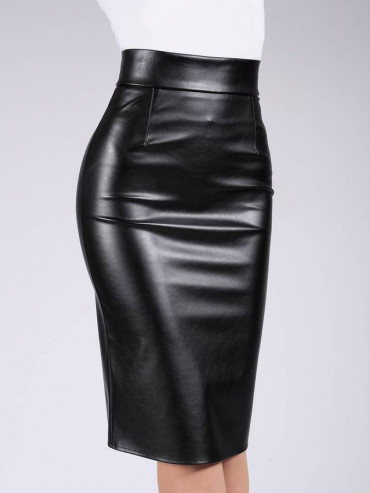 Юбка Giulia PENCIL SKIRT leather 01
