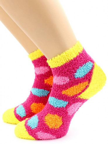 Носки Hobby Line HOBBY 3312 носки детские махровые травка разноцветные шарики