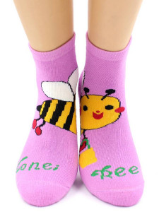 Носки Hobby Line HOBBY 3605 носки детские махровые внутри Пчелка