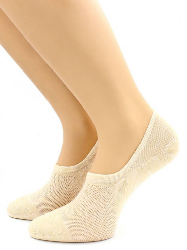 Носки Hobby Line HOBBY 15-50 носки невидимые женские х/б, однотонные, сеточка