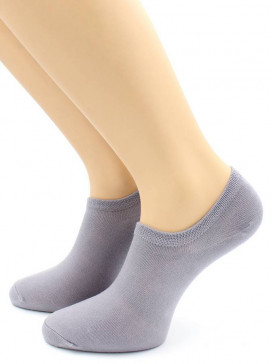 Носки Hobby Line HOBBY 562-12 носки укороченные женские х/б, темно-серый