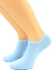Носки Hobby Line HOBBY 562-14 носки укороченные женские х/б, голубой